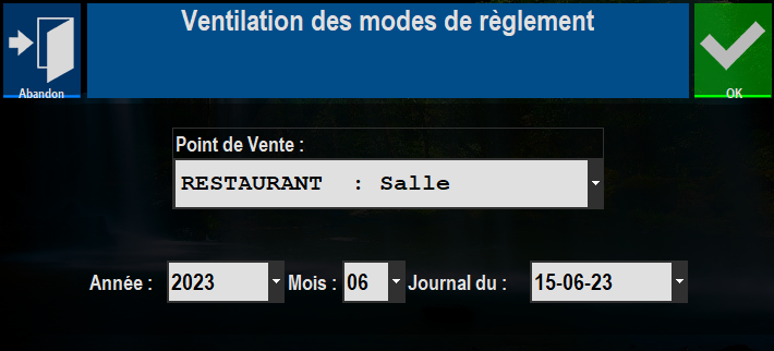 écran d'accueil : journaux